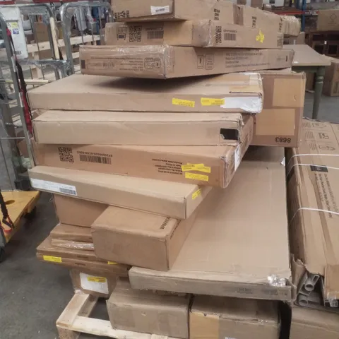 PALLET CONTAINING ASSORTED FLATPACK FURNITURE PARTS 