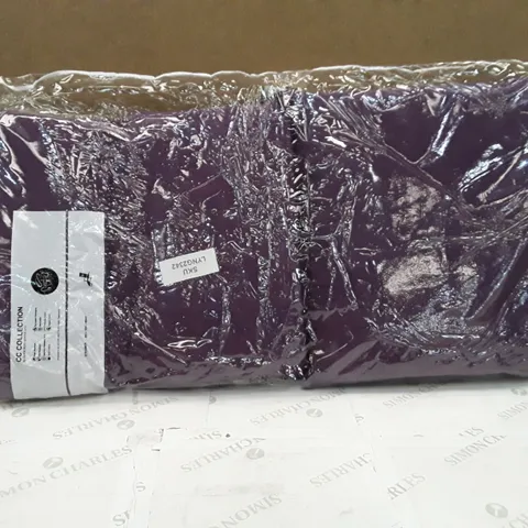 BOX TO CONTAIN 2 GARDEN CHAIR CUSHIONS - PURPLE