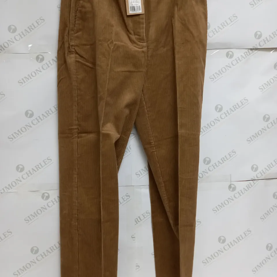 BODEN KEW CORDUROY TROUSERS IN BROWN - UK 12R