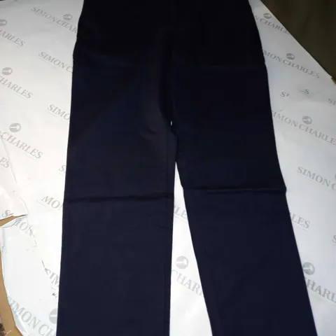 CHARLES TYRWHITT NAVY SLIM FIT LIGHTWEIGHT TROUSERS - 38W, 30L