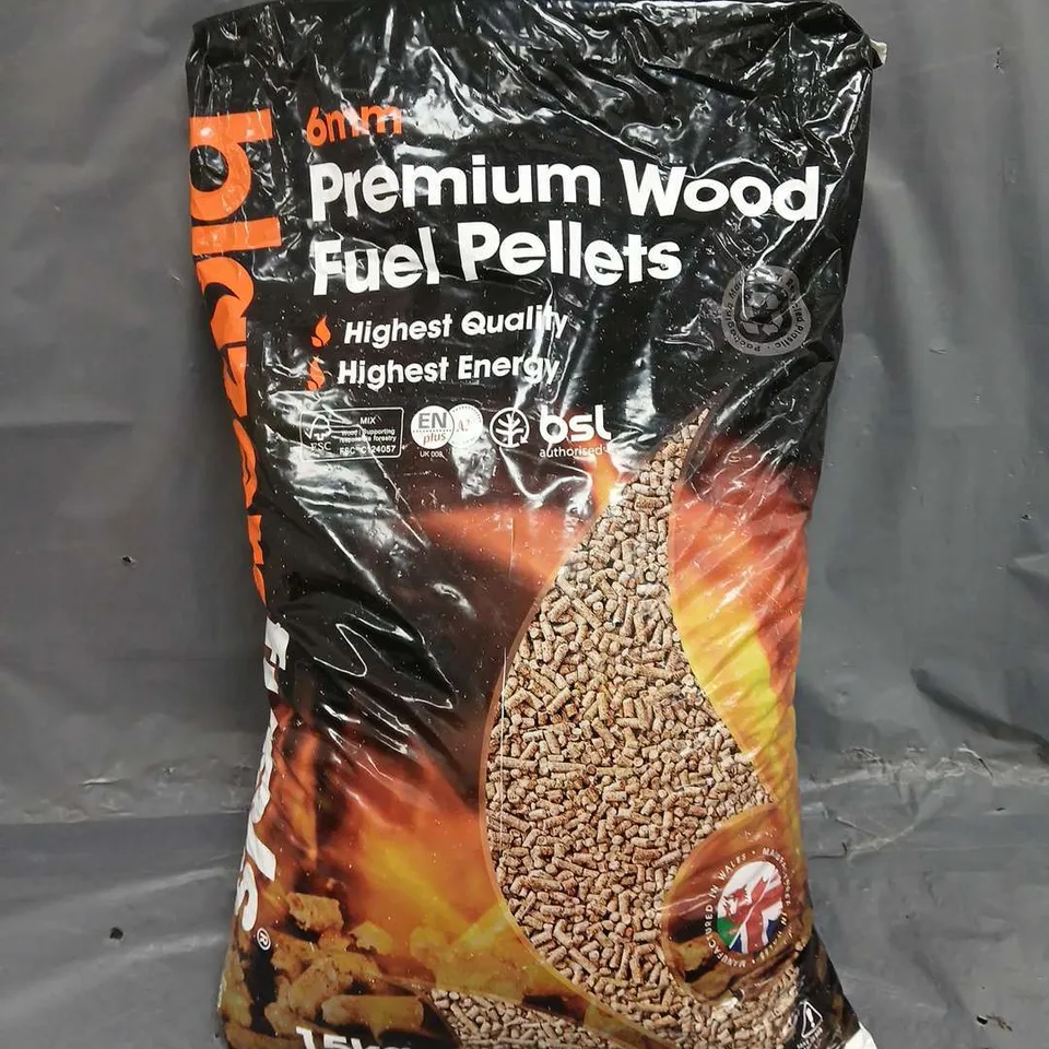 BLAZERS FUELS 6MM PREMIUM WOOD FUEL PELLETS 15KG