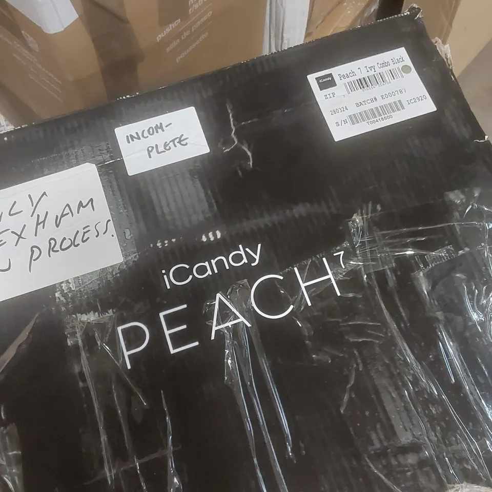 BOXED ICANDY PEACH 7 IVY COMBO BLACK/MOSS BABY STROLLER