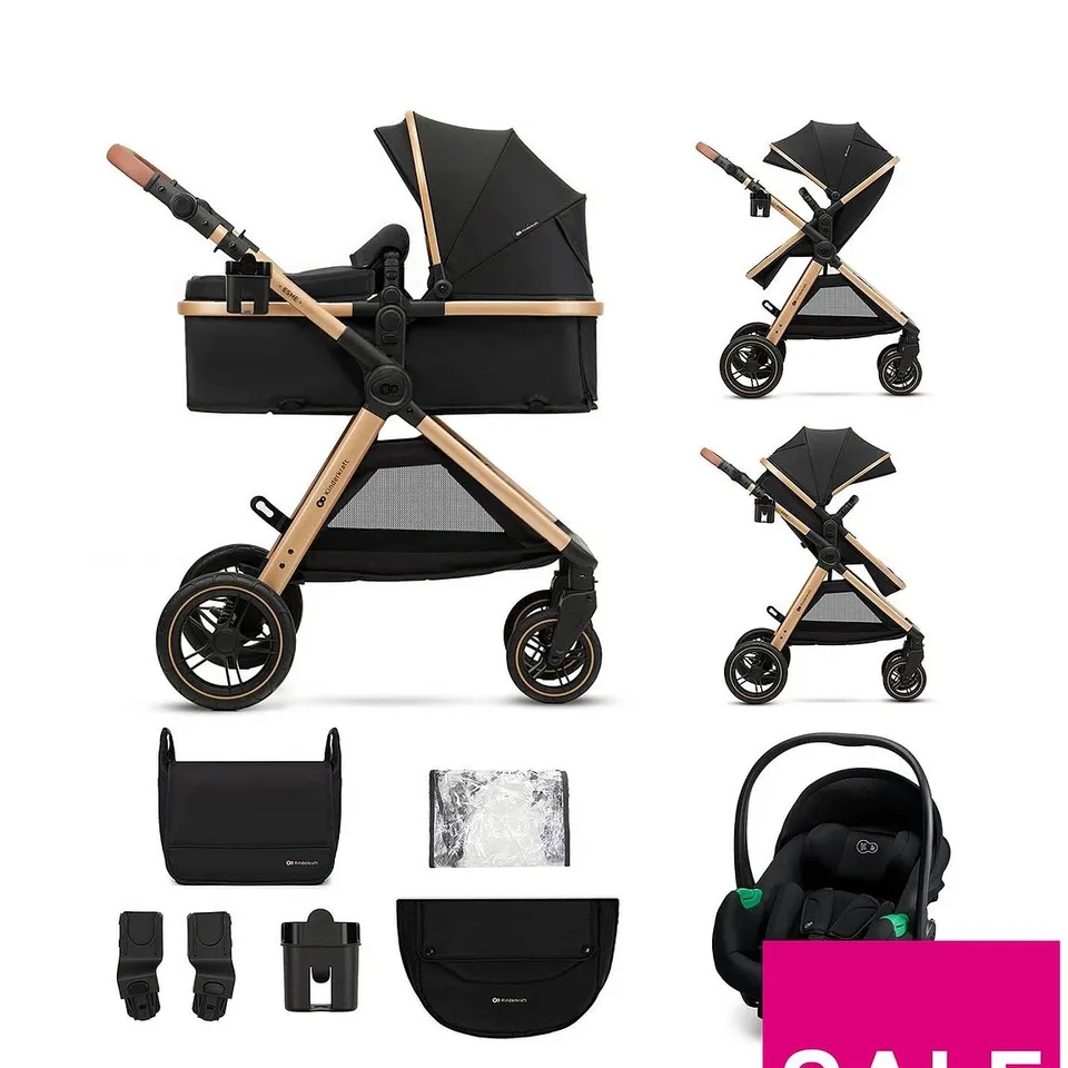 ESME PRO 3-IN-1 TRAVEL SYSTEM - BLACK