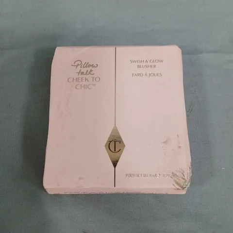 CHARLOTTE TILBURY PILLOW TALK CHEEK TO CHIC SWISH & GLOW BLUSHER – BOXED