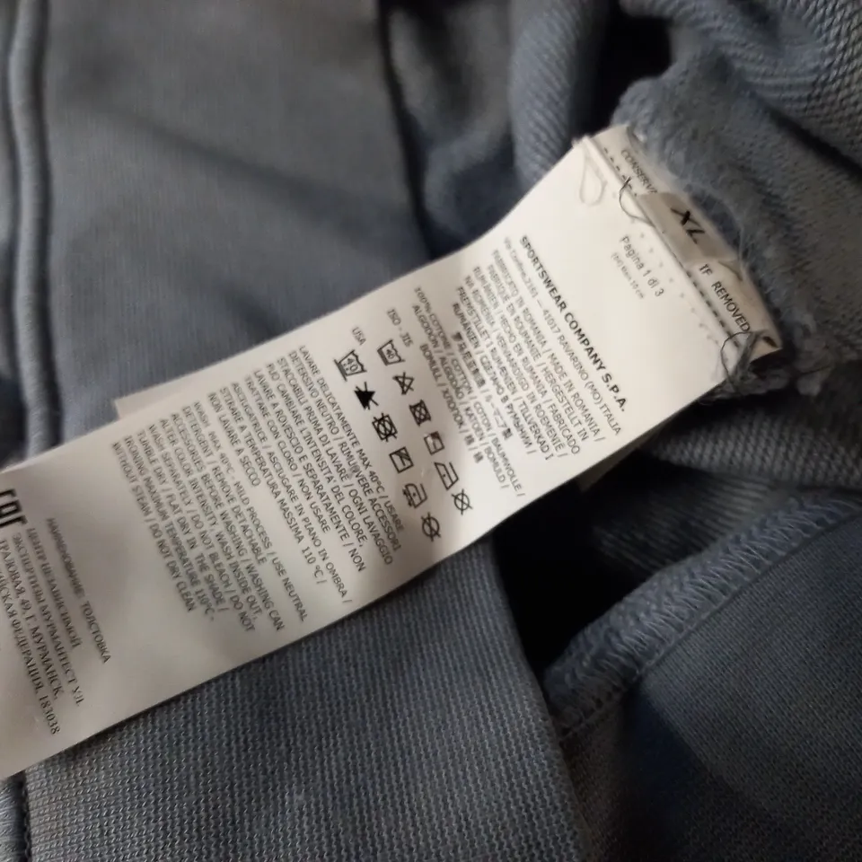 STONE ISLAND LIGHT BLUE HOODIE - XL