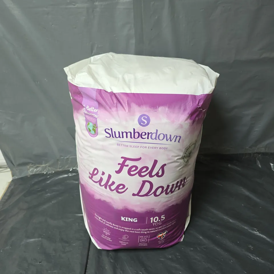 SLUMBERDOWN FEELS LIKE DOWN 10.5 TOG KING DUVET