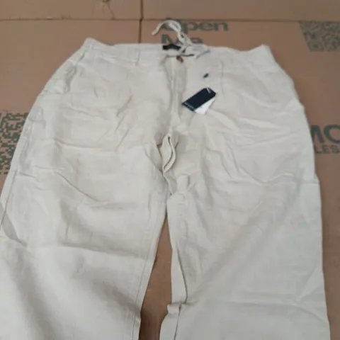 MR MARVIS THE LINEN LONGS – LINEN LONG TROUSERS, W38/L32