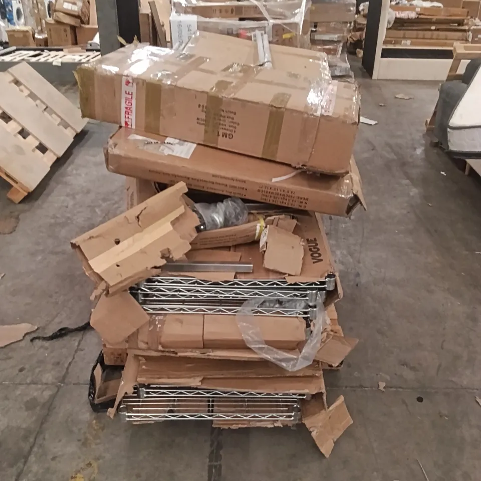 PALLET OF ASSORTED CATERING ITEMS - SHELVING