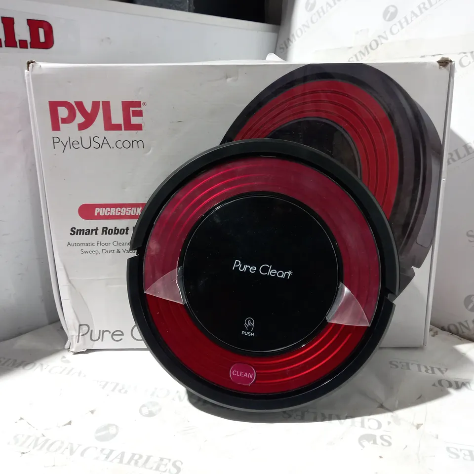 BOXED PYLE SMART ROBOT VACUUM PUCRC95UK