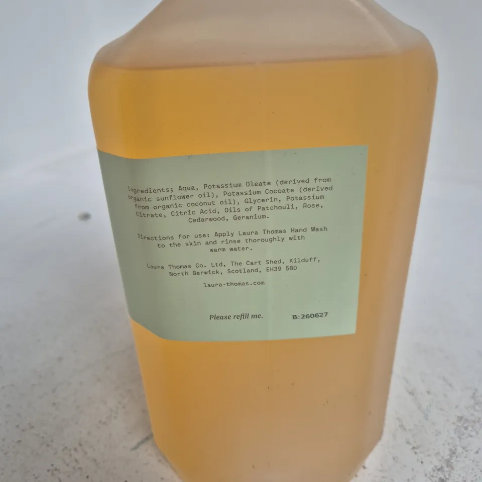 LAURA THOMAS CO. FLOWERS & WOOD NATURAL HAND WASH – 5L REFILL BOTTLE