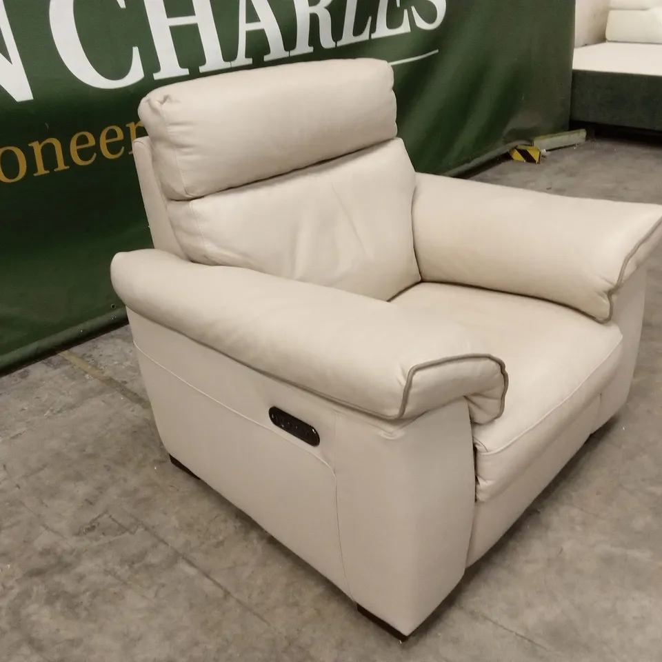 QUALITY DESIGNER LEATHER ELECTRIC RECLINER CHAIR