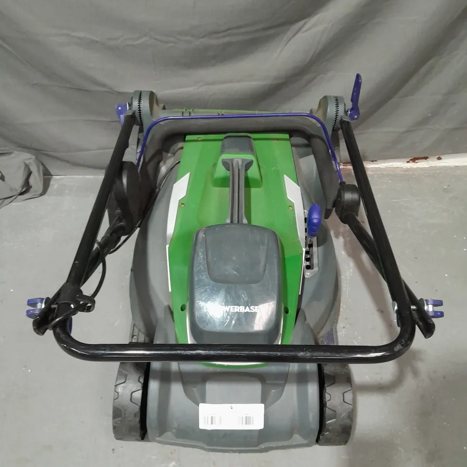 POWERBASE SELF PROPELLED CORDLESS LAWNMOWER - COLLECTION ONLY