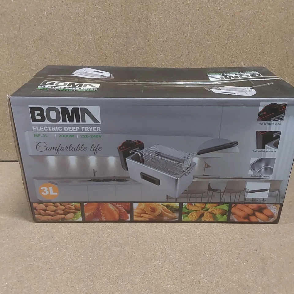 BOXED BOMA ELECTRIC DEEP FRYER - 3L