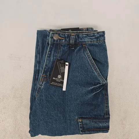 BRAVE SOUL JEANS IN BLUE SIZE 11-12 YEARS
