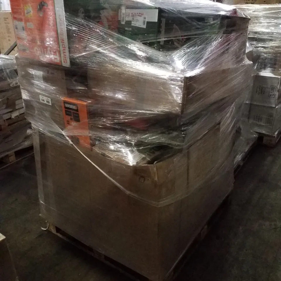 PALLET OF APPROXIMATELY 20 UNPROCESSED RAW RETURN HOUSEHOLD AND ELECTRICAL GOODS TO INCLUDE;