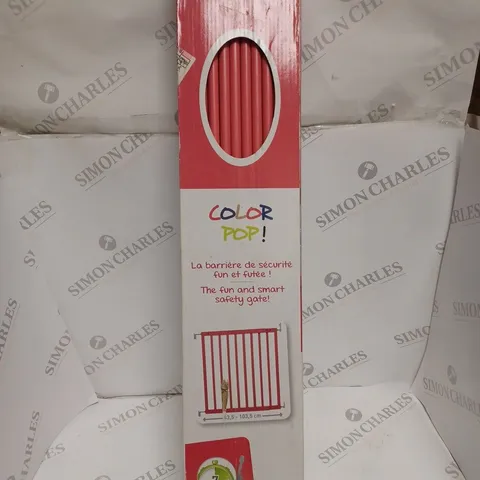 BOXED BADABULLE COLOUR POP SAFETY GATE - RED