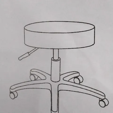 BOXED BLACK LEATHER PU SMALL STOOL