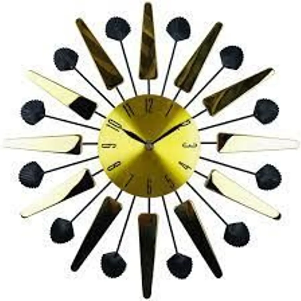 MIRRORED EFFECT 39CM CLOCK FACE