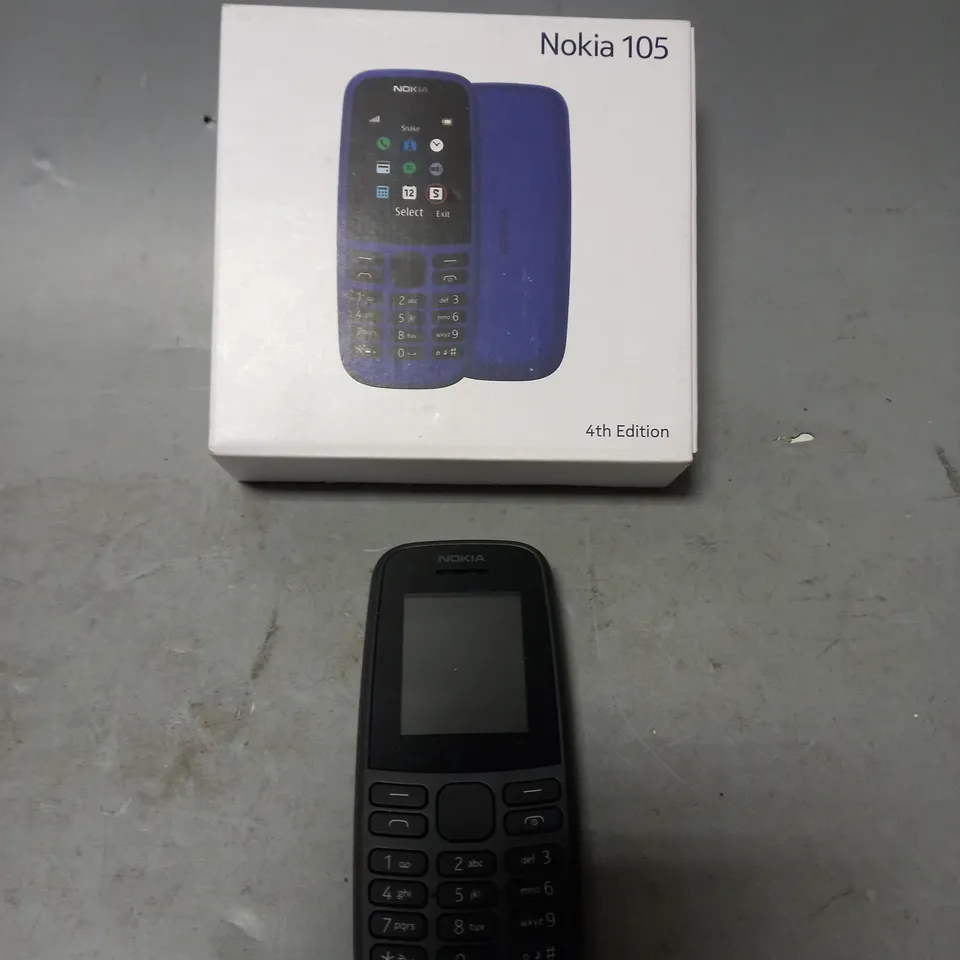 BOXED NOKIA 105 MOBILE PHONE IN BLACK