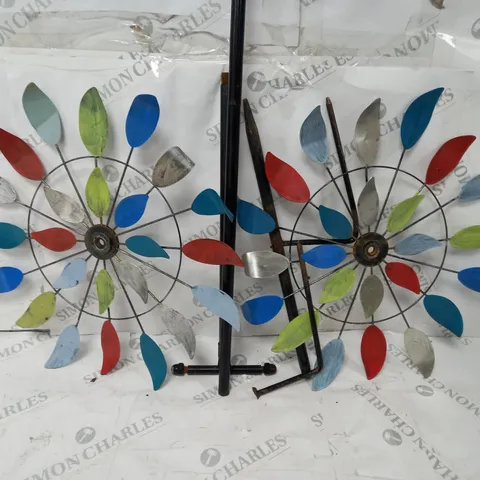 RAINBOW LEAF WIND SPINNER