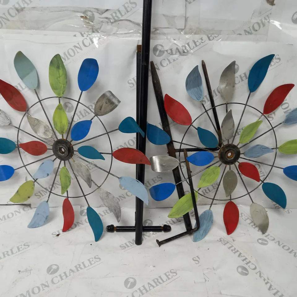RAINBOW LEAF WIND SPINNER