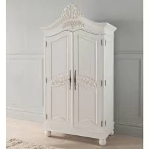 BRAND NEW BOXED AND PALLETISED HONESDIRECT 365 ANTIQUE FRENCH WARDROBE- LARGE(12 BOXES)