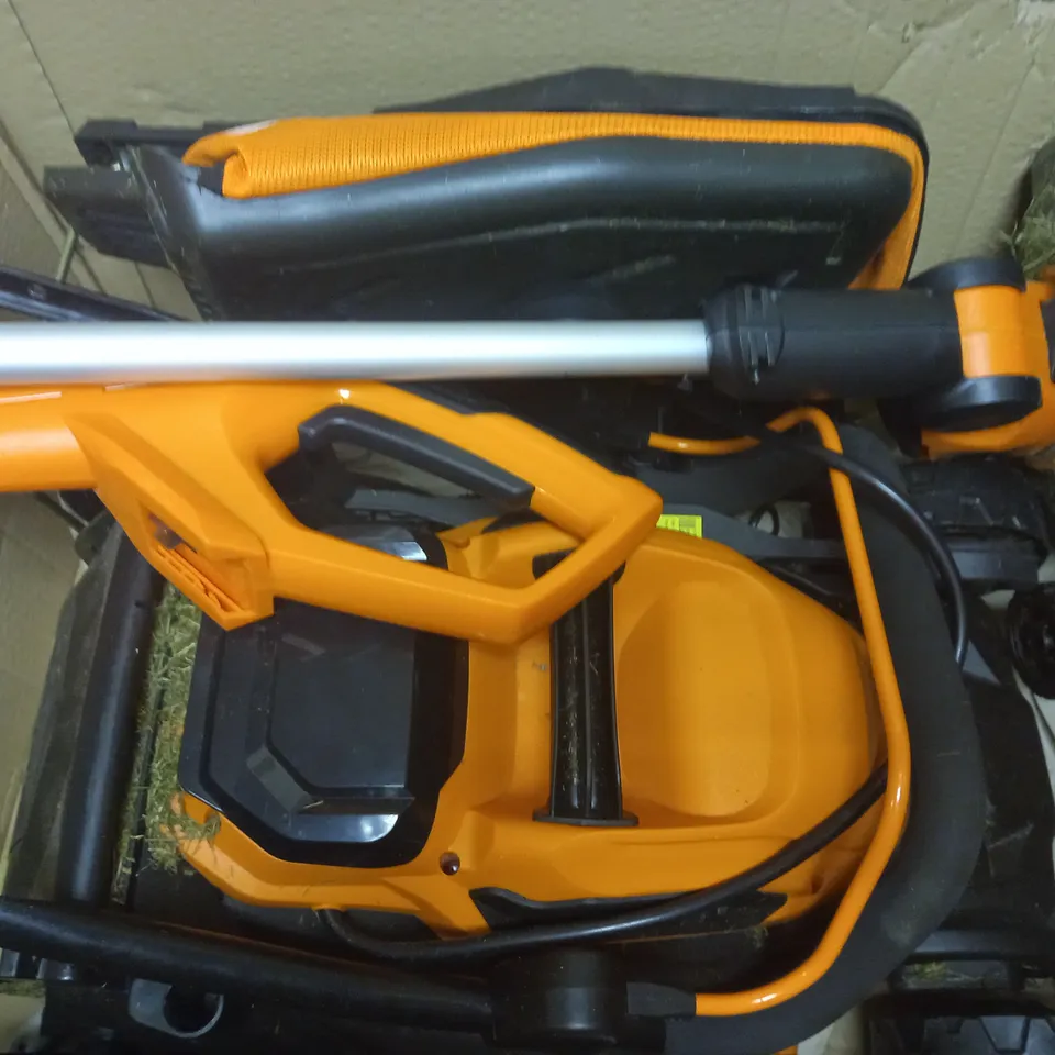 YARD FORCE 32CM ROTARY CORDLESS LAWNMOWER PLUS CORDLESS GRASS TRIMMER