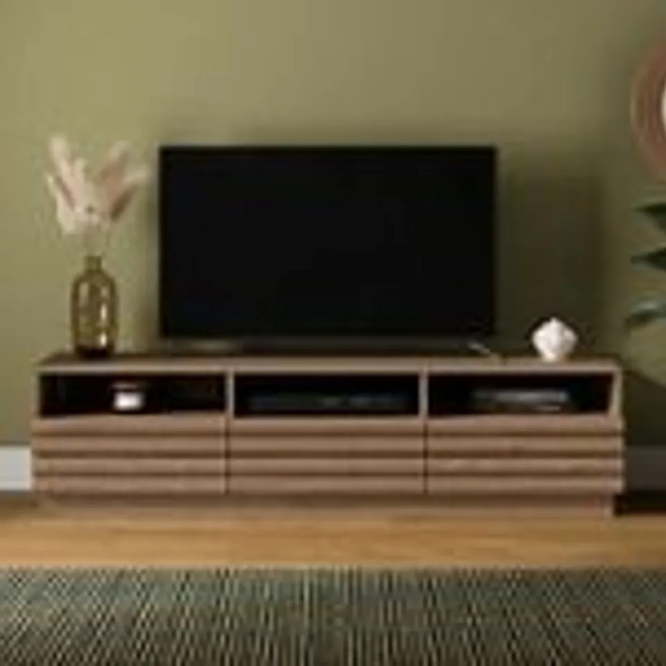 BOXED DAX WIDE TV STAND FOR TVS UP TO 60" (1 BOX)