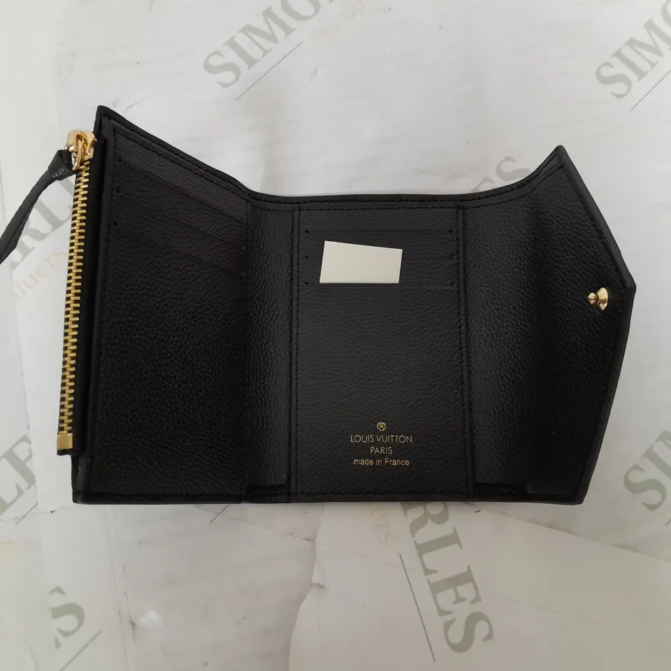 BOXED LOUIS VUITTON PARIS PURSE IN BLACK