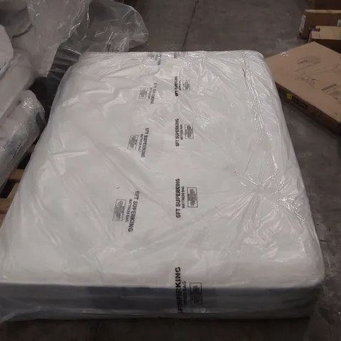 QUALITY BAGGED CREEVERY 30CM MEDIUM HYBRID SPRING MATTRESS IN A BOX PILLOW TOP - 135CM DOUBLE