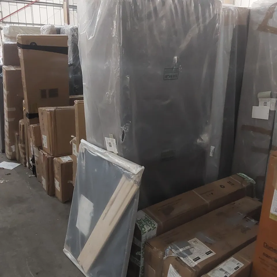 BAGGED DIVAN BED BASE 3ft AND HEADBOARD (2 PARTS)