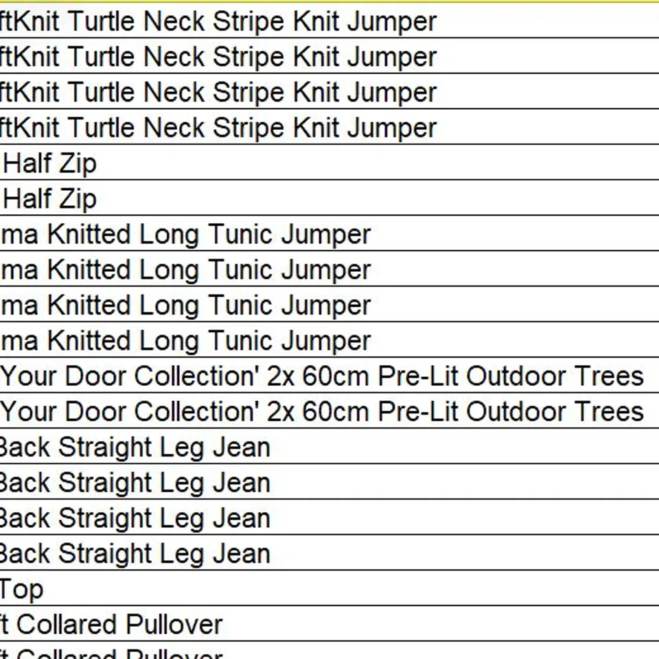 PALLET OF APPROXIMATELY 114 ASSORTED PRODUCTS TO INCLUDE;