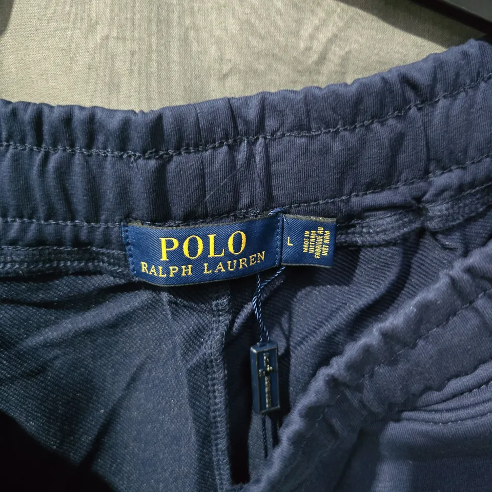 POLO RALPH LAUREN NAVY DRAWSTRING SHORTS – MEN'S, UK L