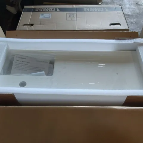 BOXED SGL GELCOAT POLYMARBLE MINI WASH BASIN RH W850 D305 H140