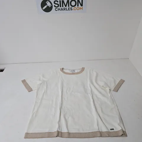 COLLECTION L CREAM KNIT JUMPER β UK 22 (GB 22; EUR 48) β WOMEN'S