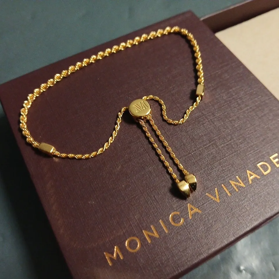BOXED MONICA VINADER CORDA CHAIN FRIENDSHIP BRACELET