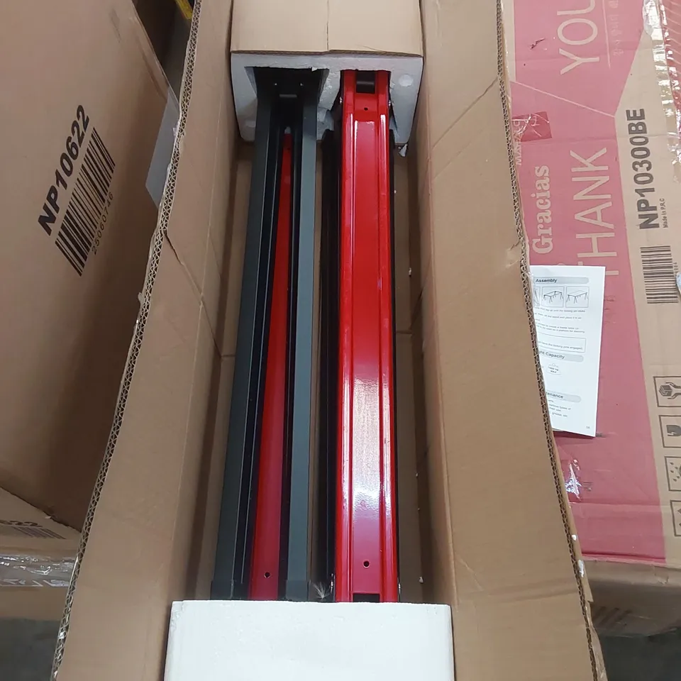 BOXED COSTWAY FOLDING SAWHORSE - RED