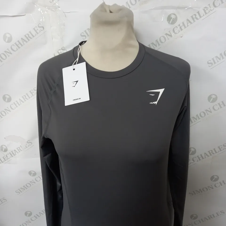 GYMSHARK ELEMENT BASELAYER LONG SLEEVE T-SHIRT SIZE XS