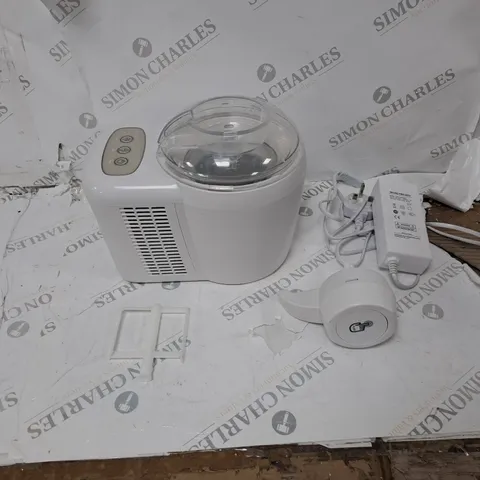COOKS ESSENTIALS ICE CREAM MAKER - WHITE
