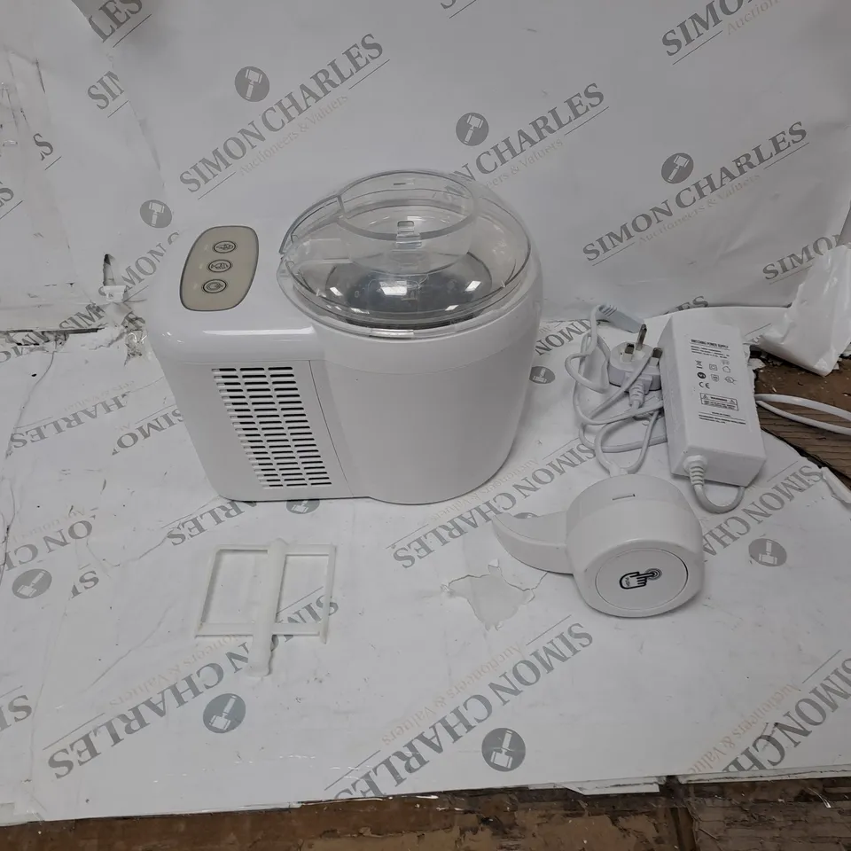 COOKS ESSENTIALS ICE CREAM MAKER - WHITE