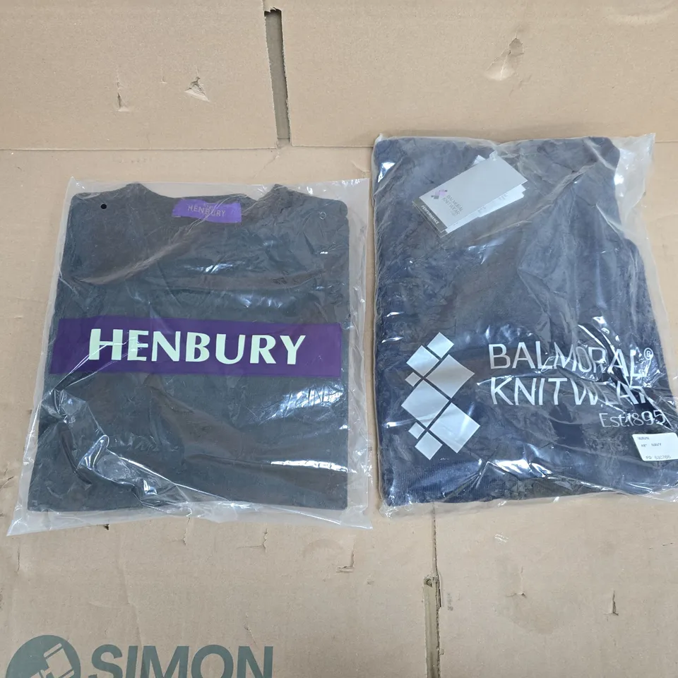 LARGE QUANTITY OF ASSORTED ITEMS TO INCLUDE KNITTED CARDIGANS, JUMPERS, FOOD BOILERSUITS ALL IN VARIOUS SIZES, ETC - COLLECTION ONLY