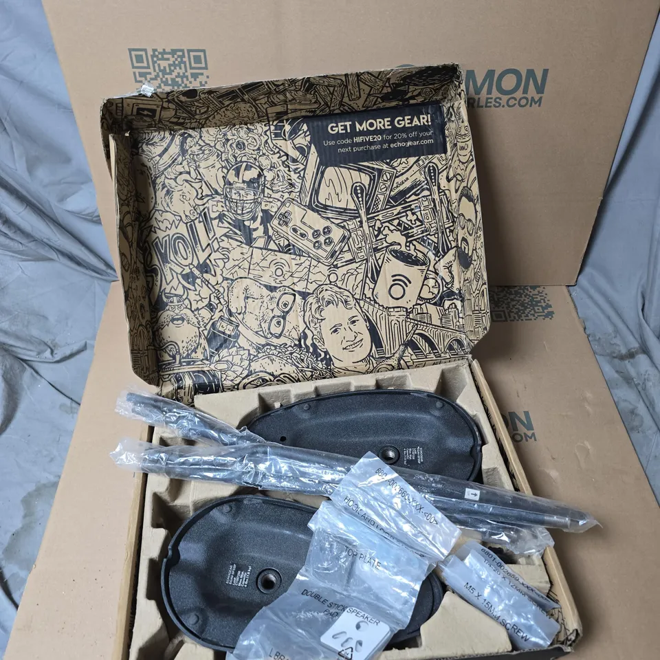 ECHOGEAR SATELLITE SPEAKER STANDS EGAV-SFSSP (PAIR) – BLACK 