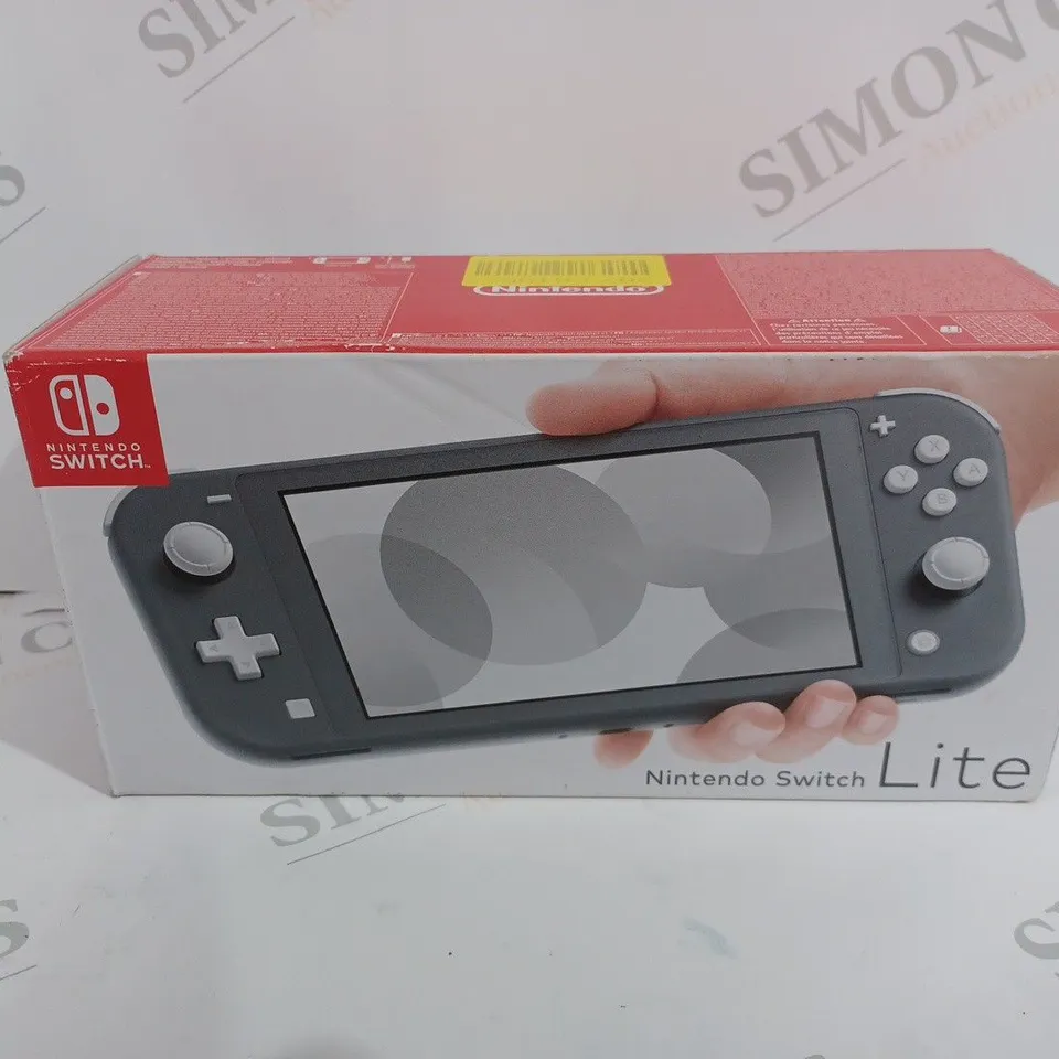 BOXED NINTENDO SWITCH LITE GAMES CONSOLE (GREY)