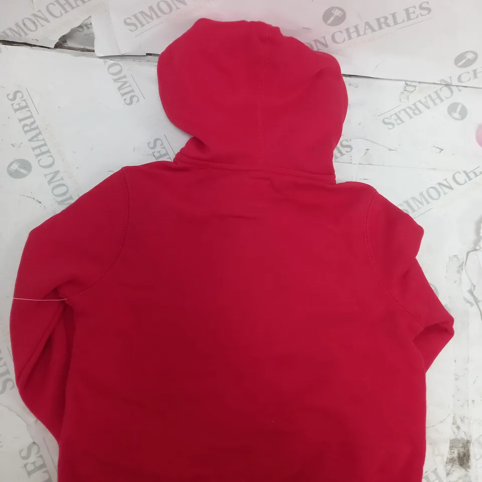 RED GAP KIDS ZIP UP HOODIE - SIZE 4 YEARS