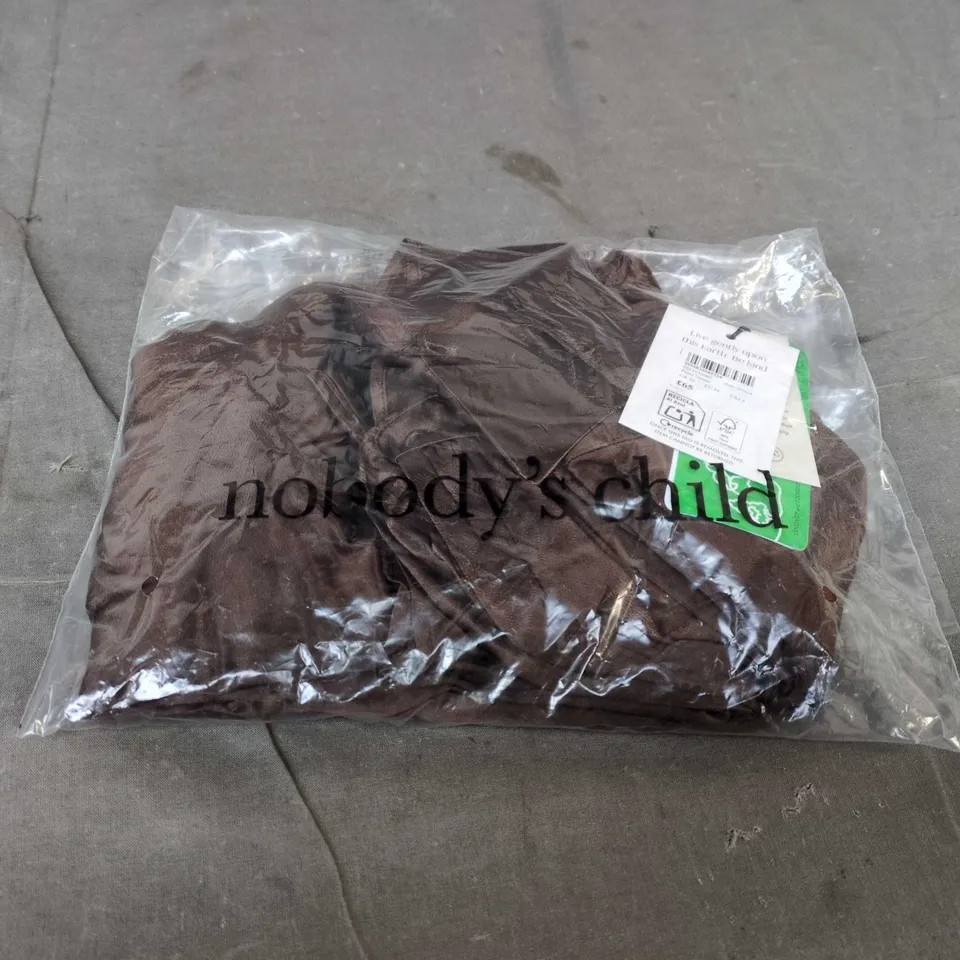 NOBODYS CHILD PAULA BLOUSE – SOFT BROWN, UK 10 