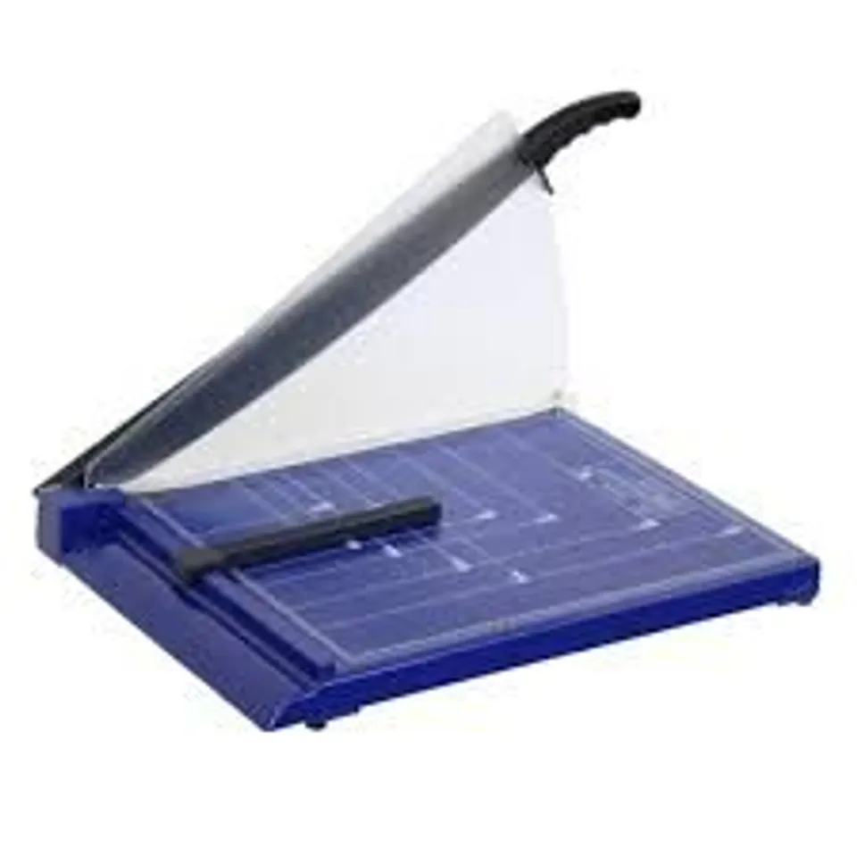 BOXED PROFESSIONAL GRADE A3 GUILLOTINE WITH SAFETY GUARD - BLUE
