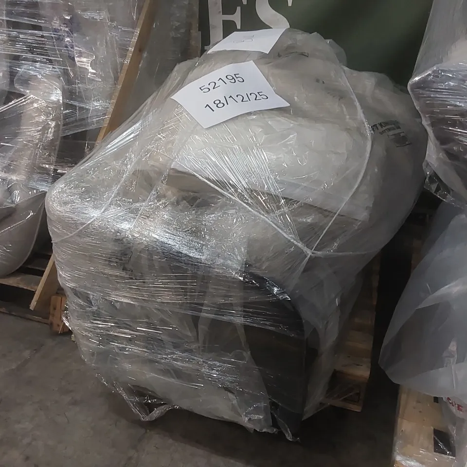 PALLET CONTAINING ASSORTED DESIGNER SOFA PARTS
