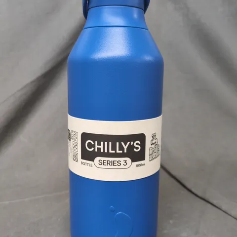 CHILLY'S SERIES 3 500ML BOTTLE IN BLUE