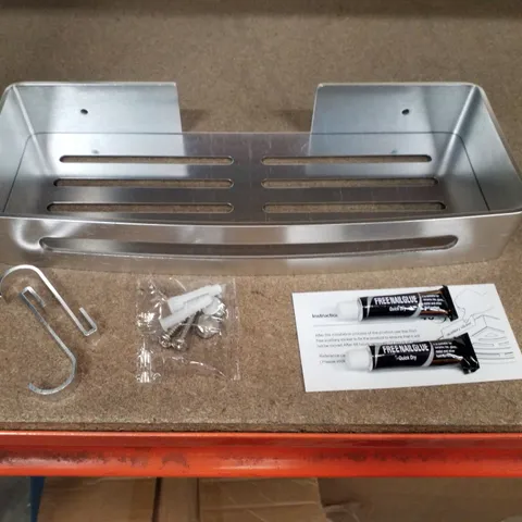 BOXED BATHROOM QUADRILATERAL SHOWER SHELF
