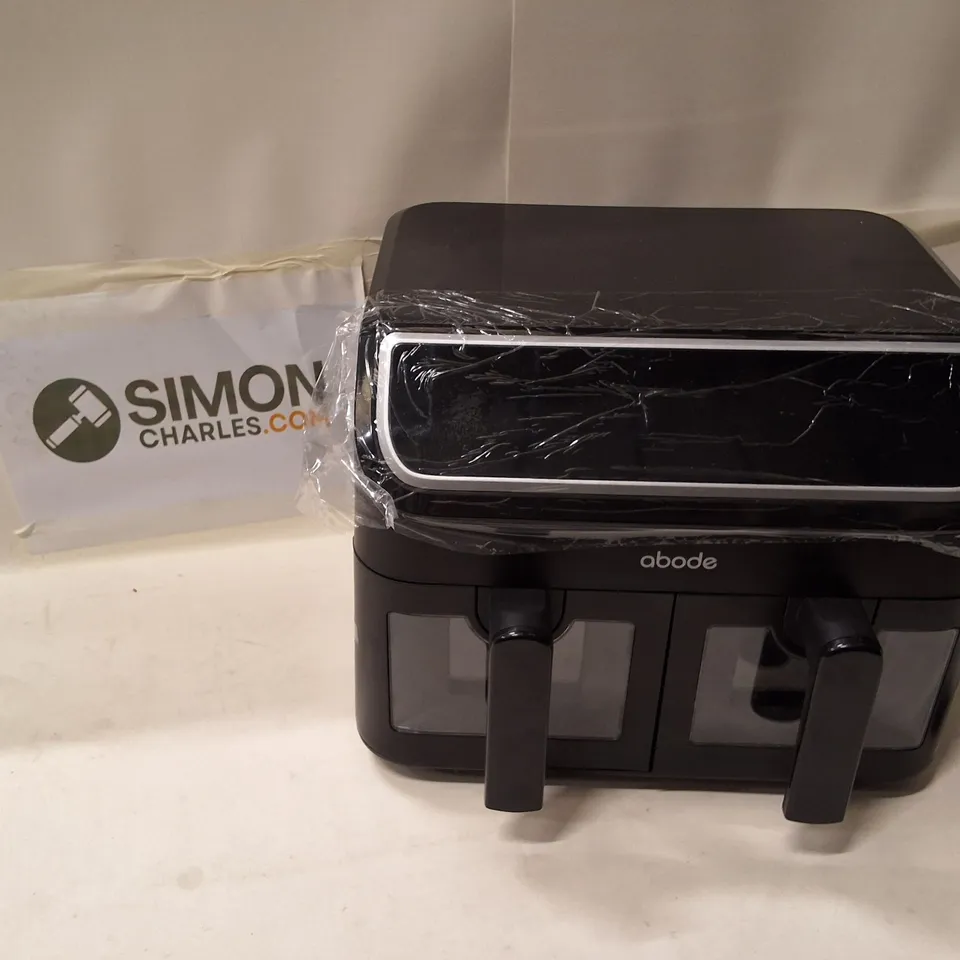ABODE AAF9000 DUAL-BASKET COUNTERTOP AIRFRYER – BLACK